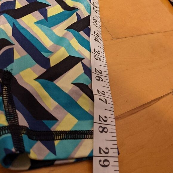 Victoria's Secret VSX Sport Women Blue Active graphic yoga Pants XS @M2 - Picture 10 of 10